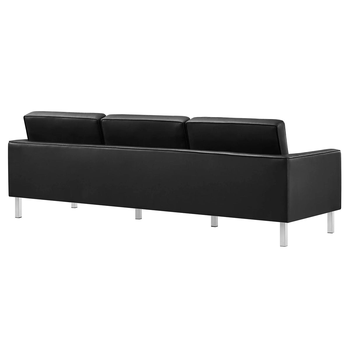 Loft Tufted Vegan Leather Sofa - From Where Finds - 