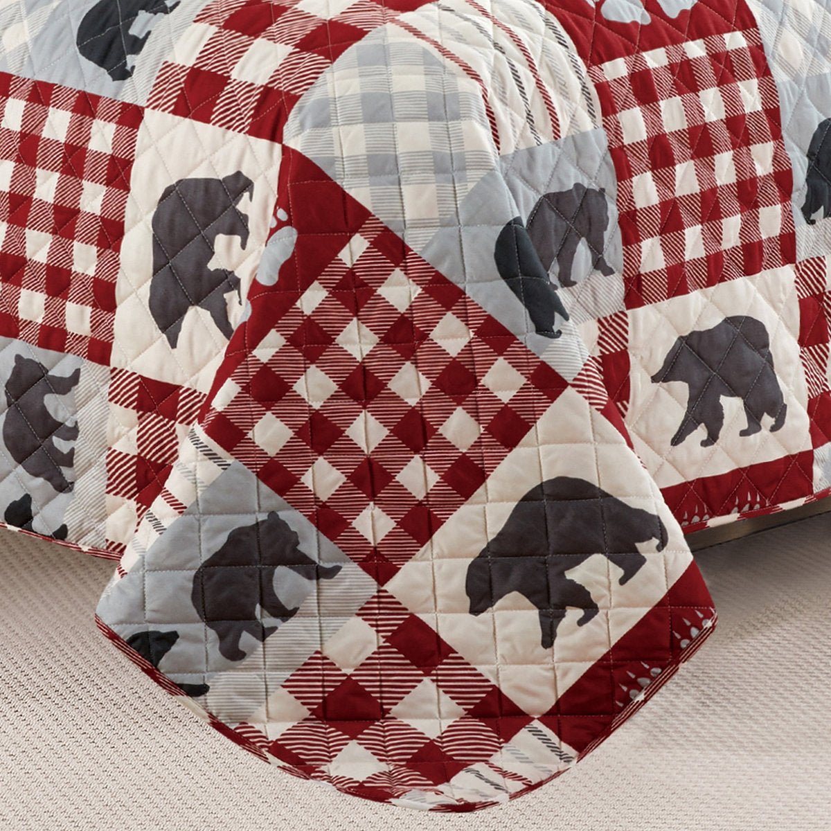 Log Cabin Quilt Set - From Where - 