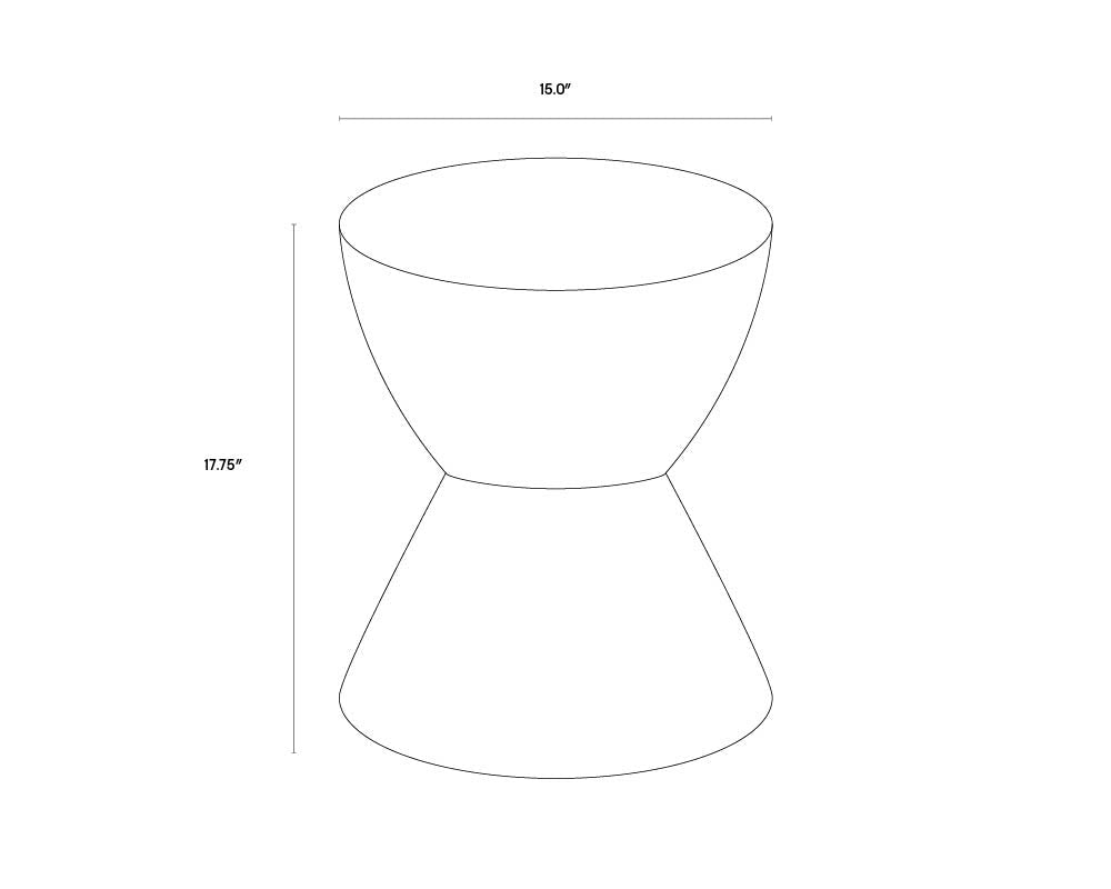 Logan End Table - White - From Where Finds - 