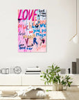 Love In Many Forms Wrapped Canvas - From Where - 