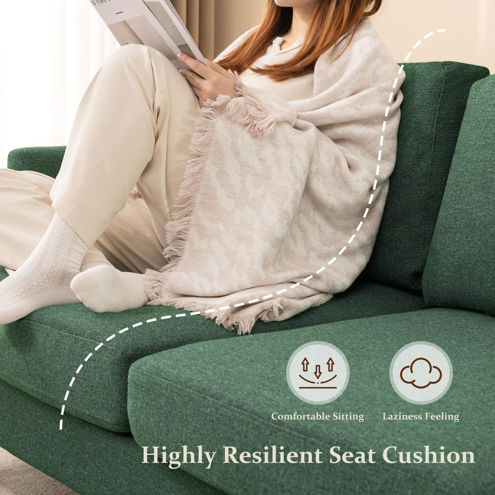 Loveseat Sofa with Deep Seats - From Where - 