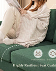 Loveseat Sofa with Deep Seats - From Where - 