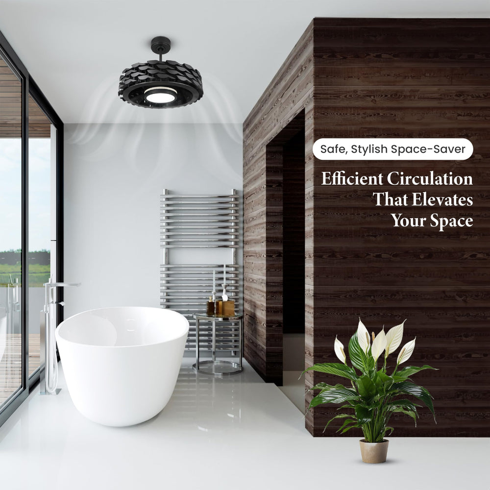 Low Profile Bladeless Ceiling Fan - From Where - 