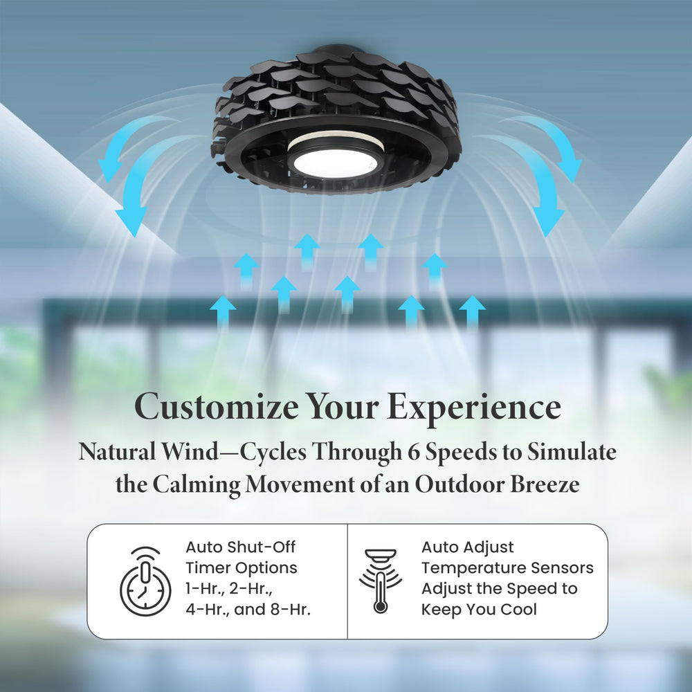 Low Profile Bladeless Ceiling Fan - From Where - 