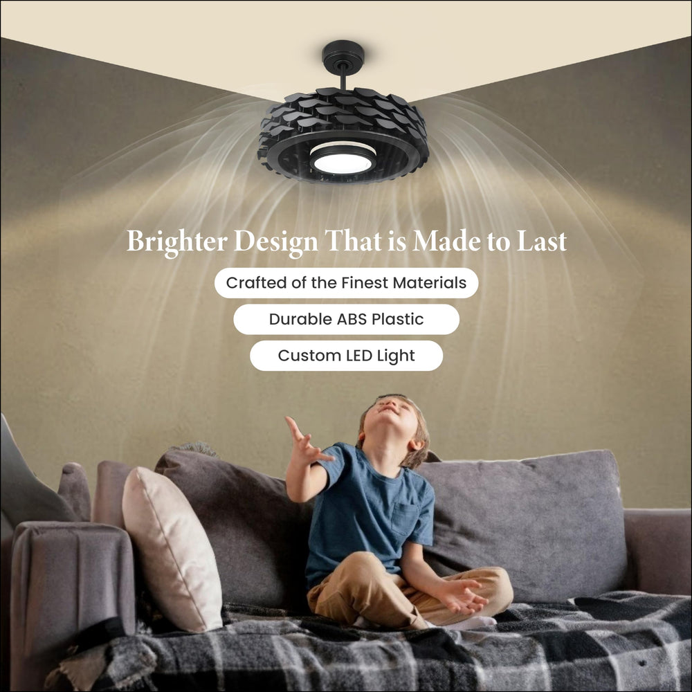 Low Profile Bladeless Ceiling Fan - From Where - 