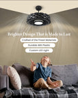 Low Profile Bladeless Ceiling Fan - From Where - 