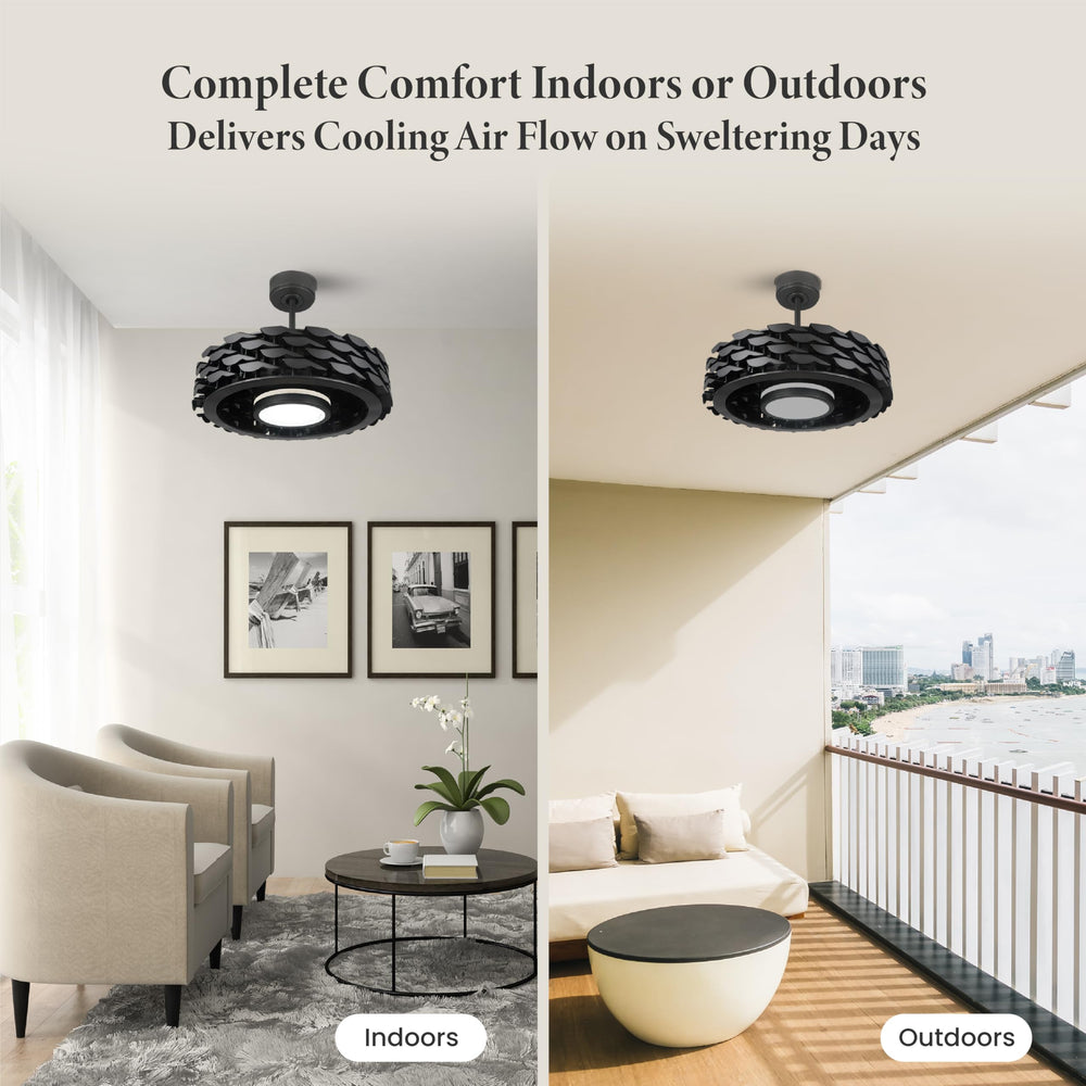 Low Profile Bladeless Ceiling Fan - From Where - 