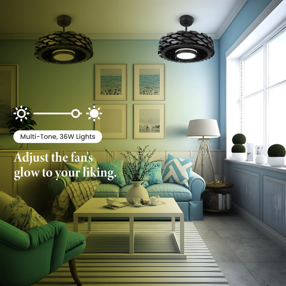 Low Profile Bladeless Ceiling Fan - From Where - 