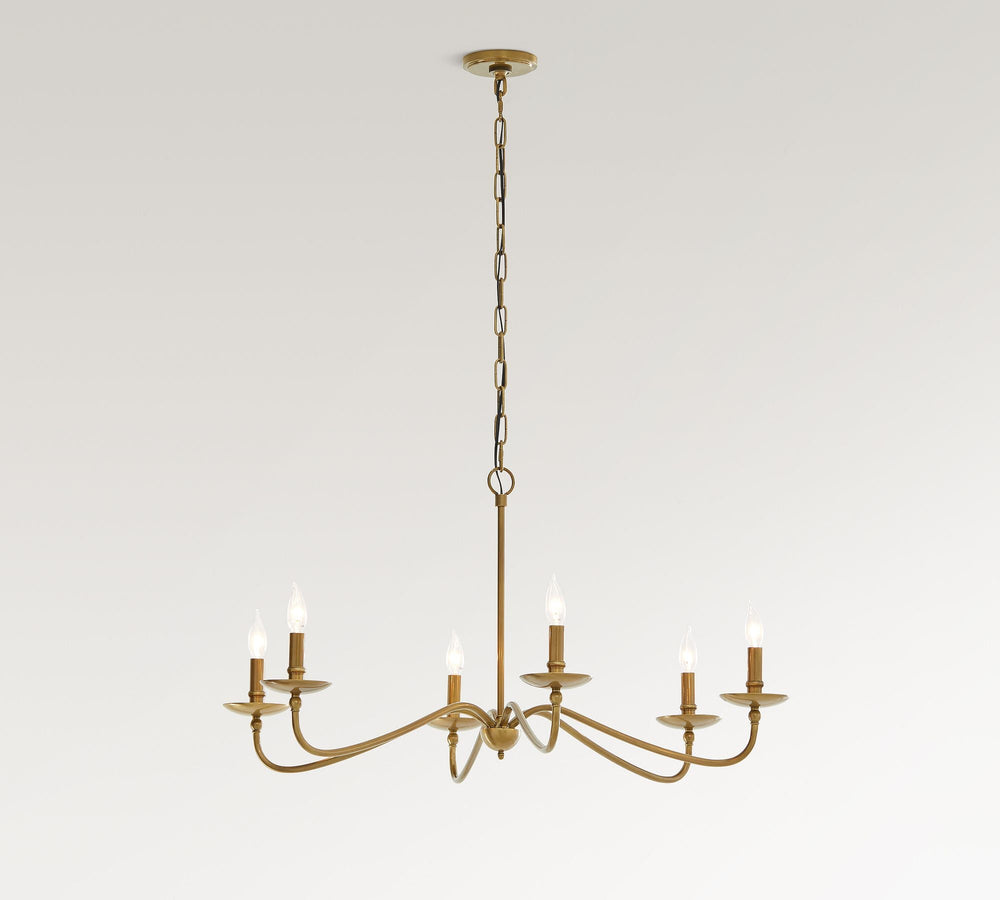 Lucca Iron Chandelier (38" - 50") - From Where - 