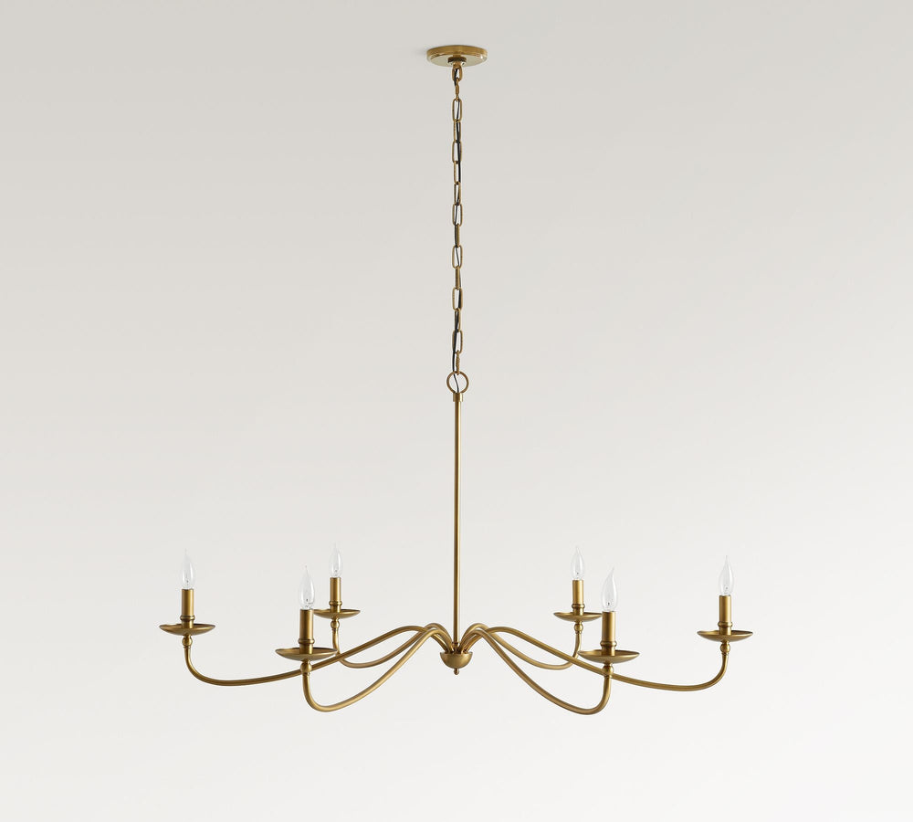 Lucca Iron Chandelier (38" - 50") - From Where - 