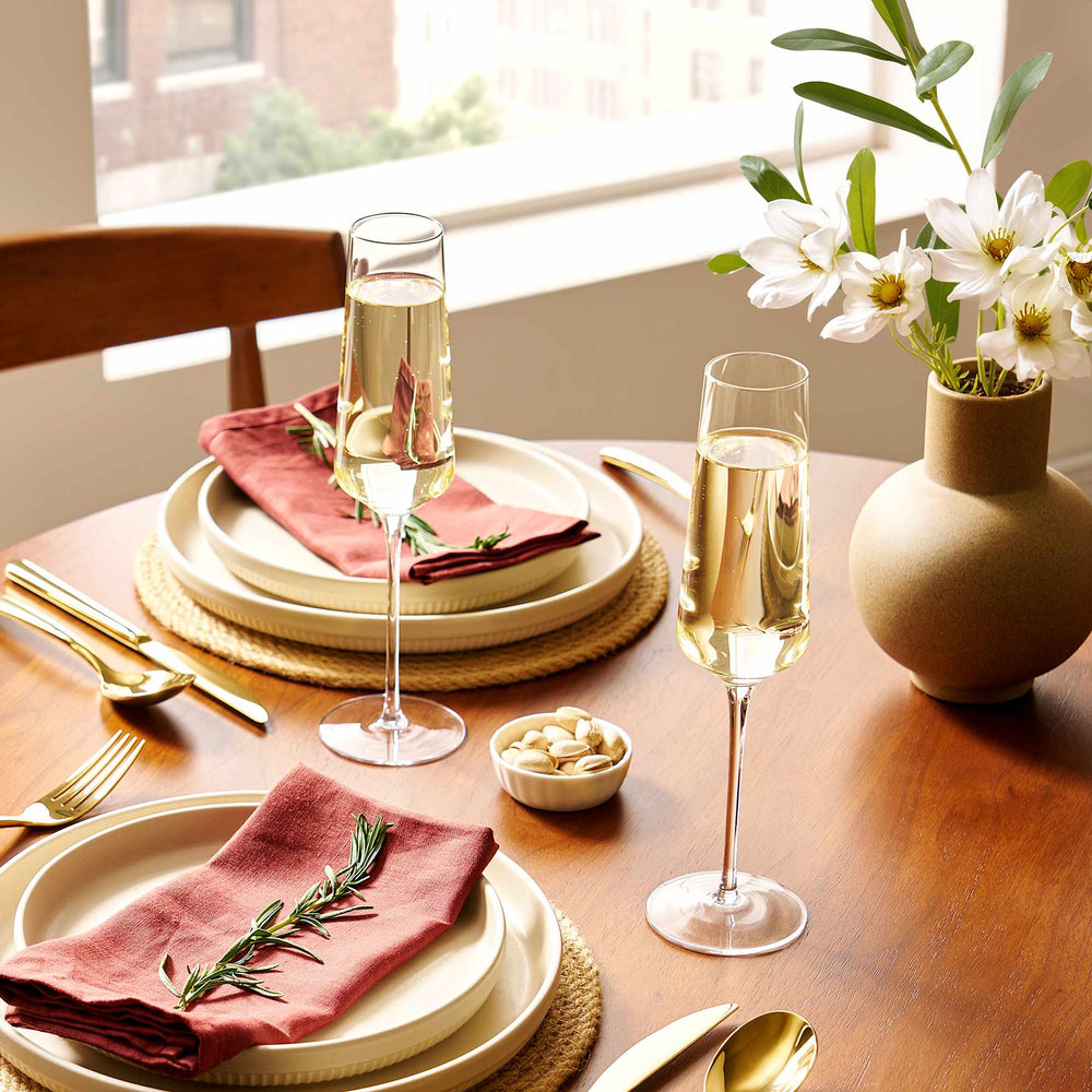 Lucent Champagne Glasses (Set of 4) - From Where Finds -