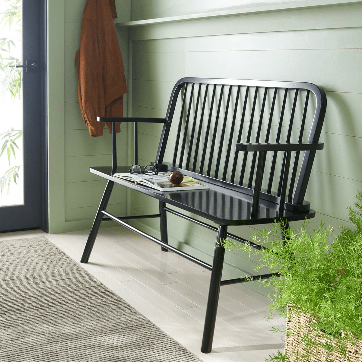 Lucilia Windsor Spindle Bench - From Where Finds - 