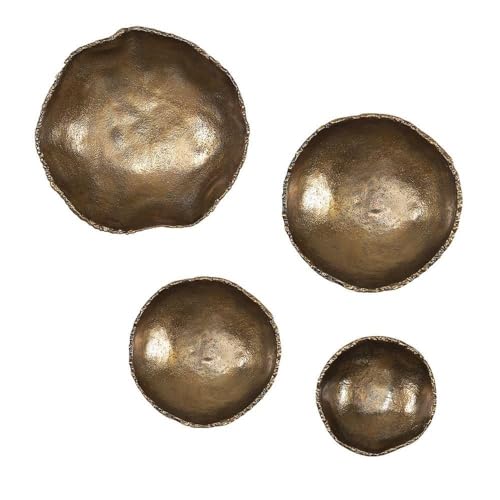 Lucky Coins - 11 Inch Wall Bowl (Set of 4) - From Where - 