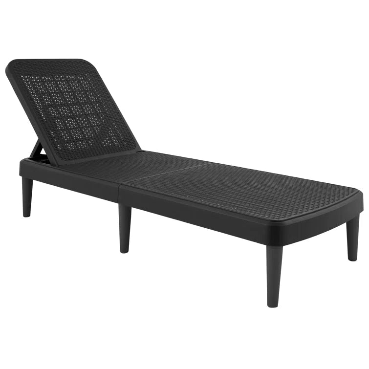 Luman All Weather Resin Chaise Lounge - From Where - 
