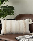 Lumbar Decorative Boho Throw Pillow Cover - From Where - 
