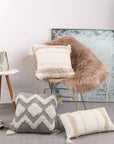 Lumbar Decorative Boho Throw Pillow Cover - From Where - 