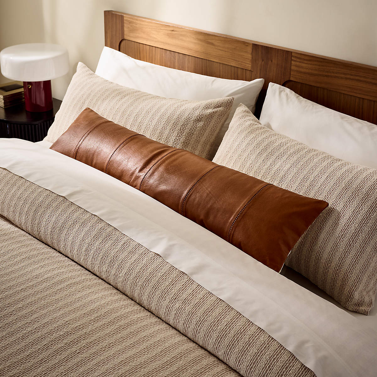 Lumbar Pillow With Down - Alternative Insert - From Where - 