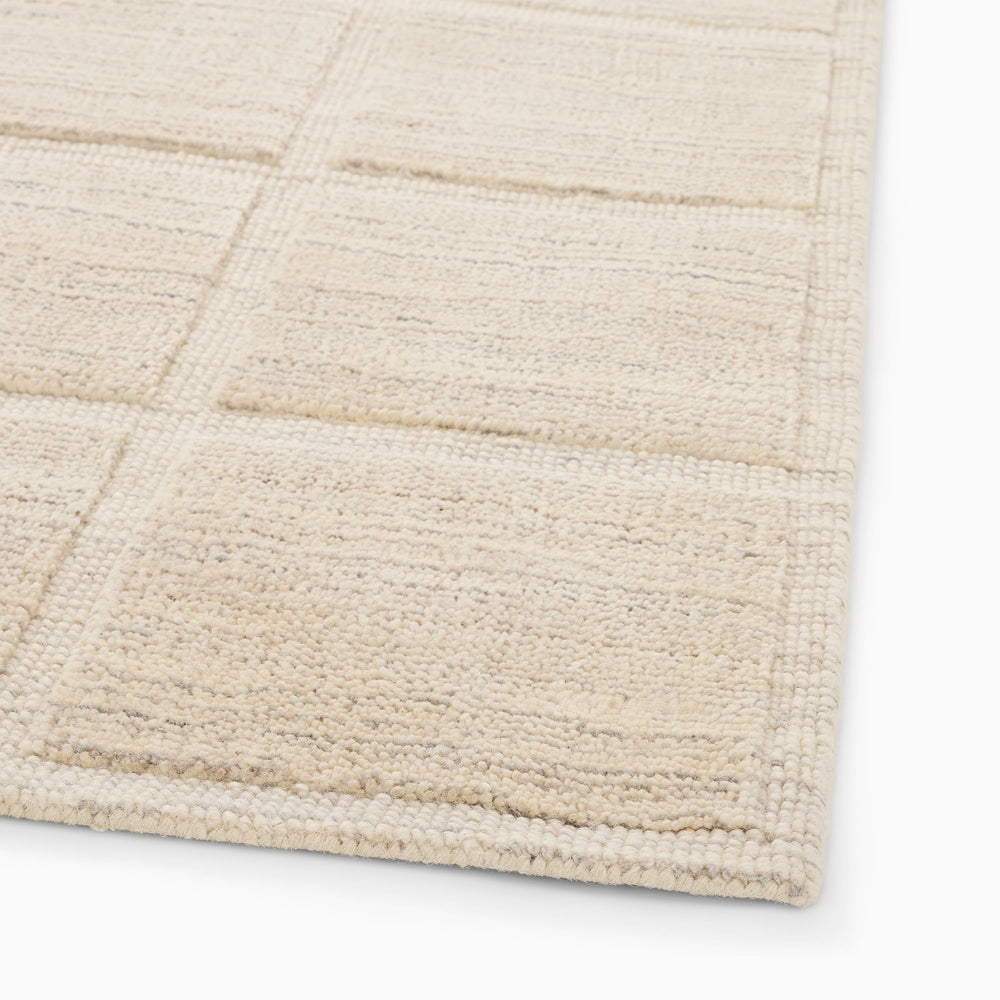 Lumini Grid Easy Care Rug - From Where - 