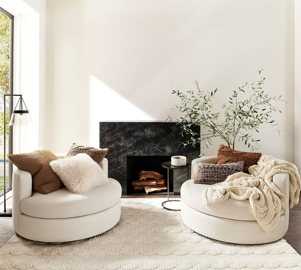 Luxe Faux Fur Pillow - From Where - 