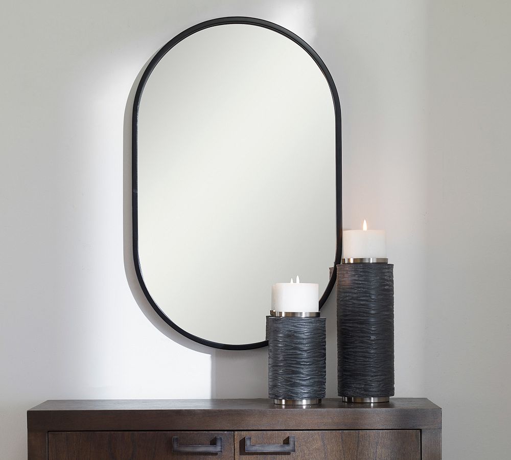 Lylian Oval Wall Mirror - From Where - 