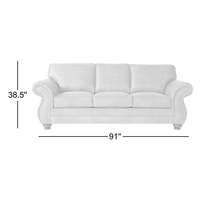 Macalla 91" Upholstered Sofa - From Where - 