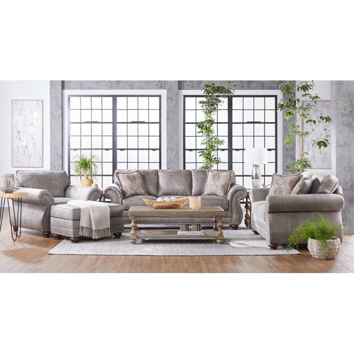 Macalla 91" Upholstered Sofa - From Where - 