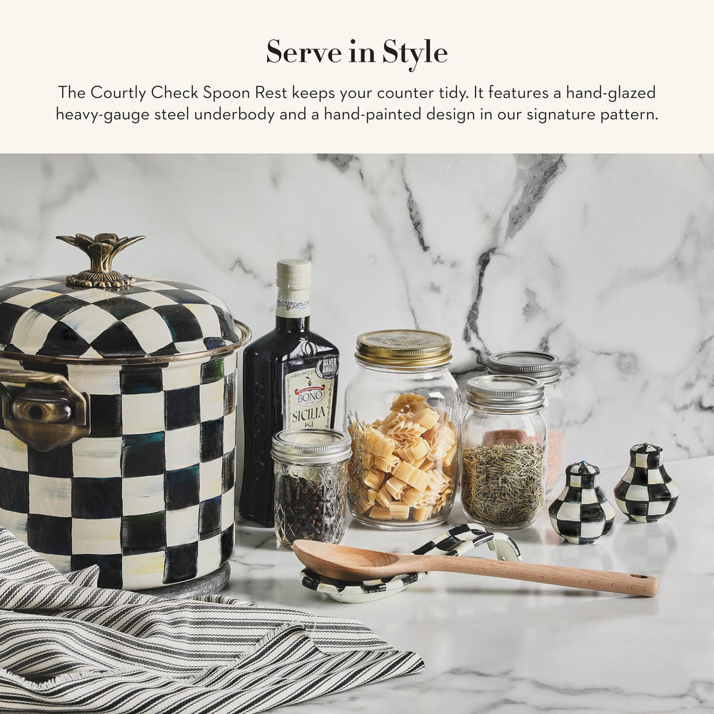 MacKenzie - Childs Enamel Spoon Rest - From Where - 