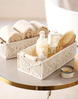 Macrame Storage Basket (Set of 2) - From Where - 