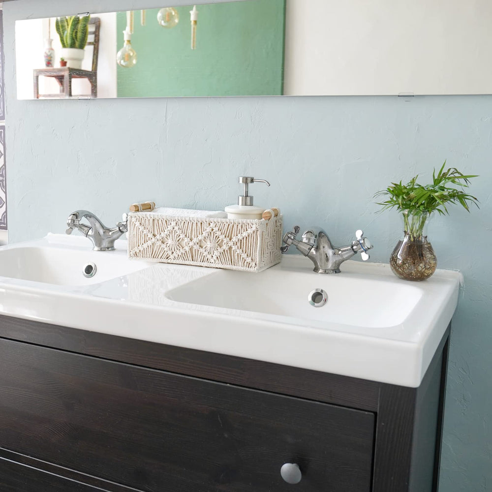 Macrame Storage Basket (Set of 2) - From Where - 