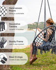 Macrame Swing with Hardware Kits - From Where - 