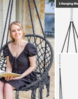 Macrame Swing with Hardware Kits - From Where - 