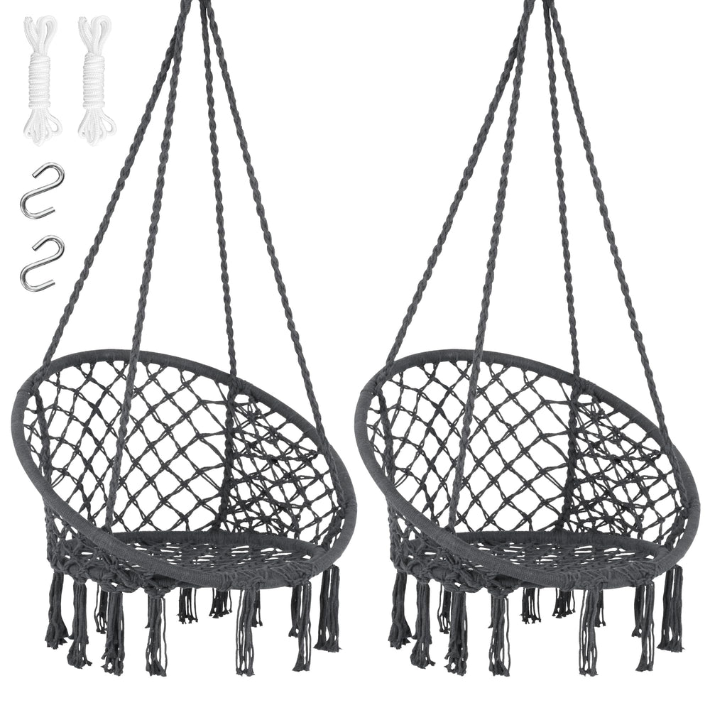 Macrame Swing with Hardware Kits - From Where - 