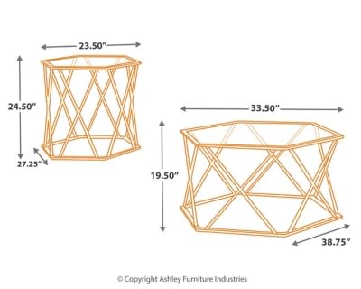 Madanere 3 - Piece Occasional Table Set - From Where - 