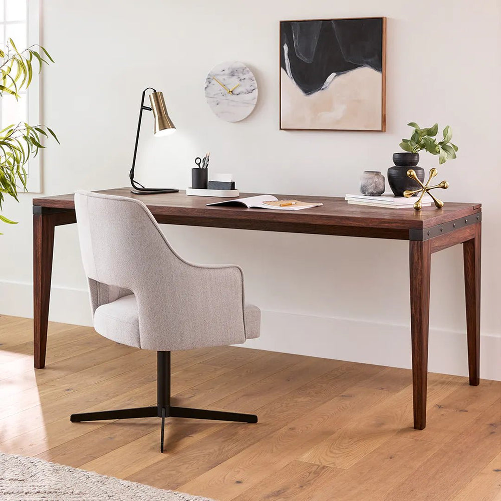 Madera Desk, 54"/71" - From Where Finds -