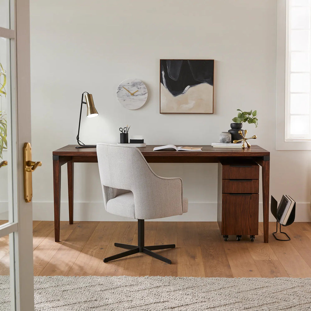 Madera Desk, 54"/71" - From Where Finds -