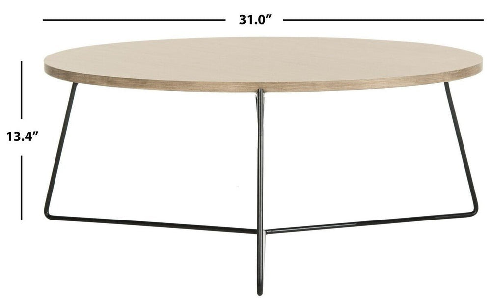 Mae Retro Mid Century Wood Coffee Table - From Where Finds - 