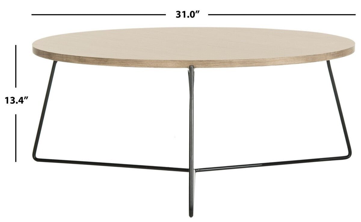 Mae Retro Mid Century Wood Coffee Table - From Where Finds - 