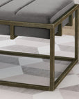 Magdalene Velvet Ottoman Bench - From Where - 