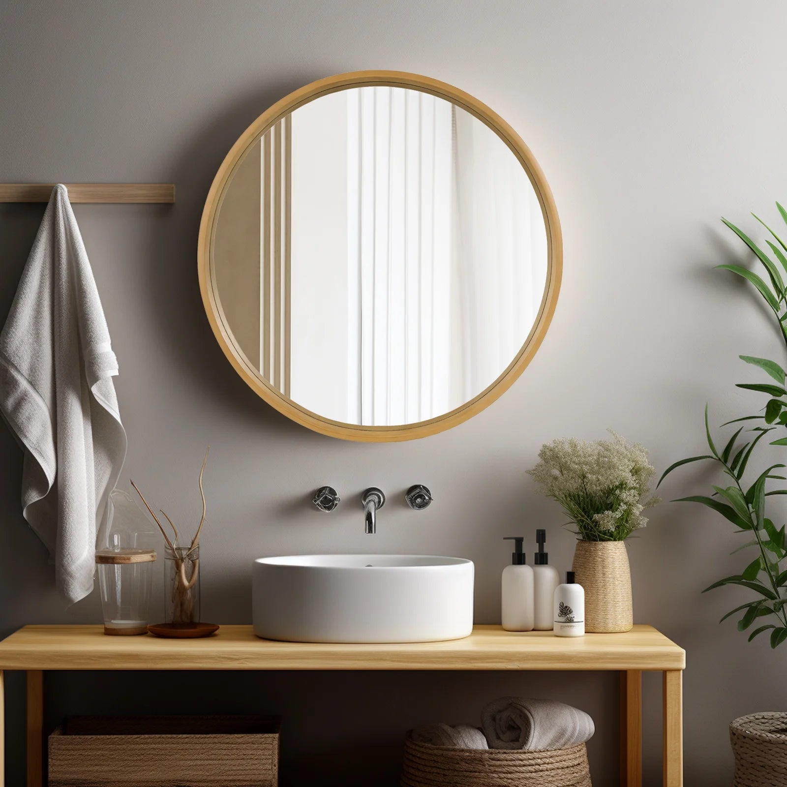 Magnifique Round Mirror - From Where - 