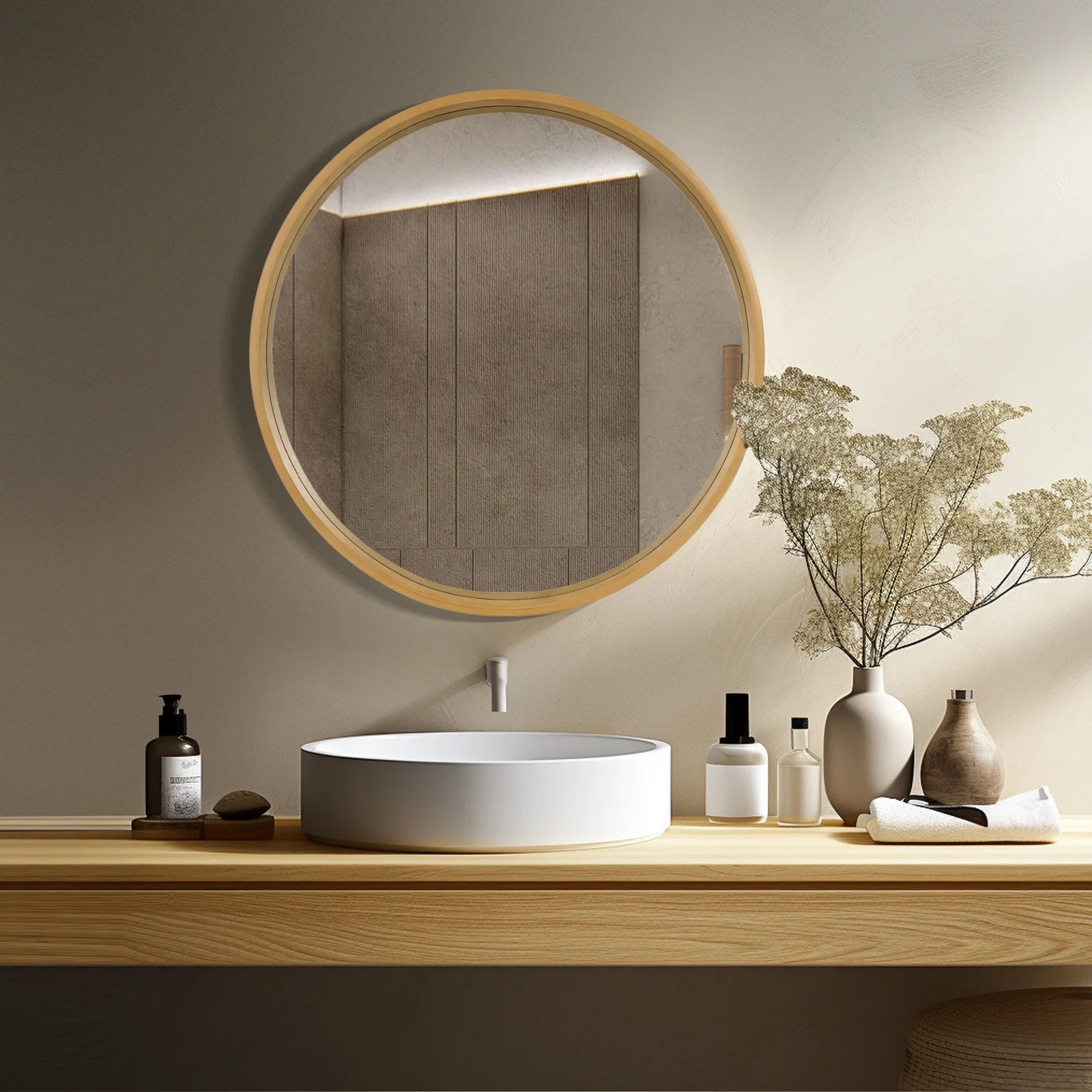 Magnifique Round Mirror - From Where - 