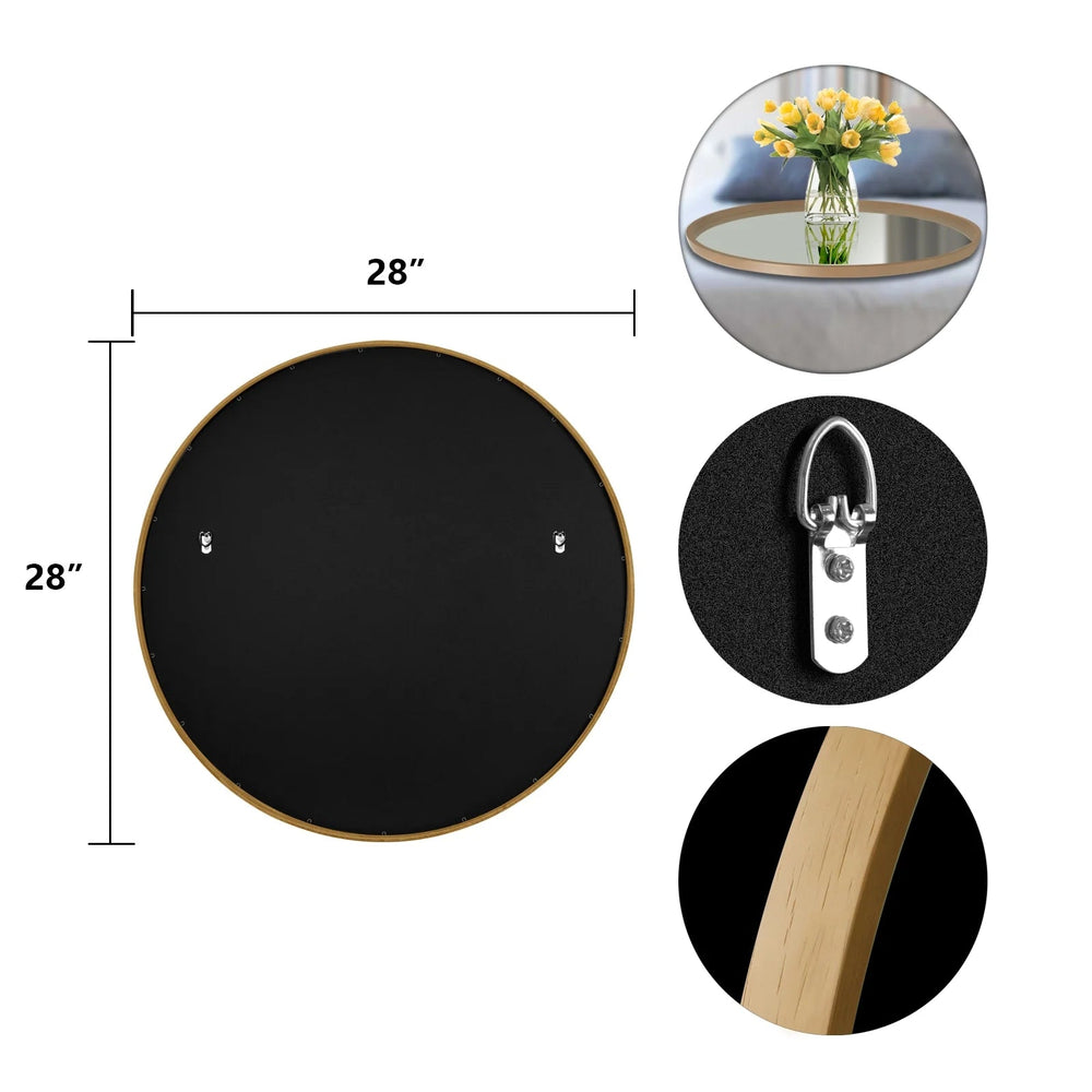 Magnifique Round Mirror - From Where -