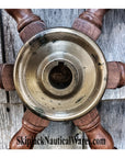 Mahogany Boat or Yacht Wheel - From Where - 