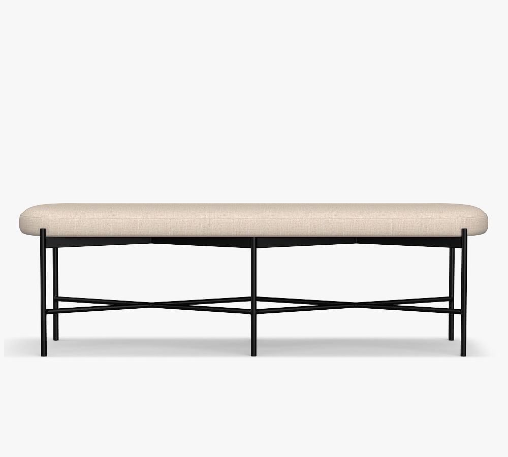 Maison Upholstered Backless Bench (64") - From Where - 
