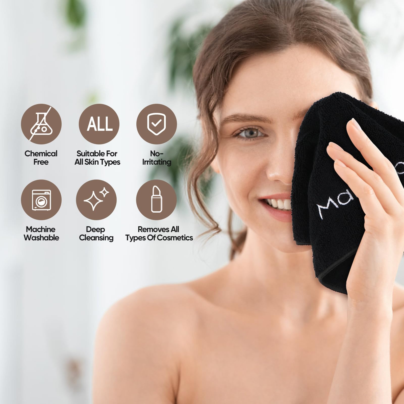 Makeup Remover Wash Cloth (Set of 6) - From Where - 