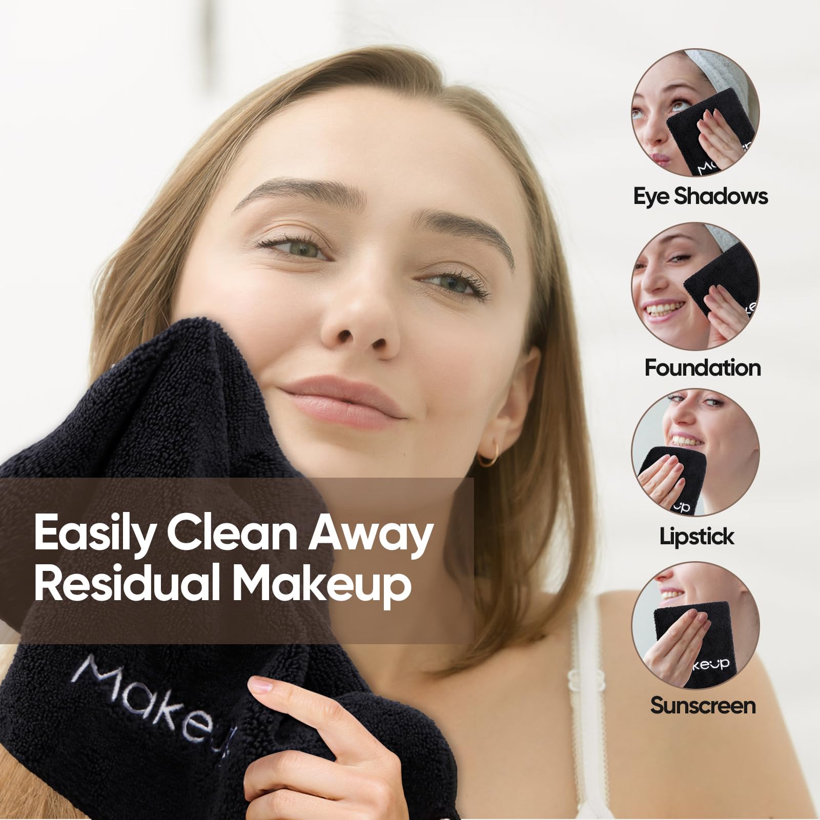 Makeup Remover Wash Cloth (Set of 6) - From Where - 