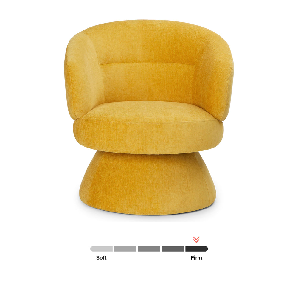 Makeva 31&quot; Swivel Lounge Chair - From Where - 