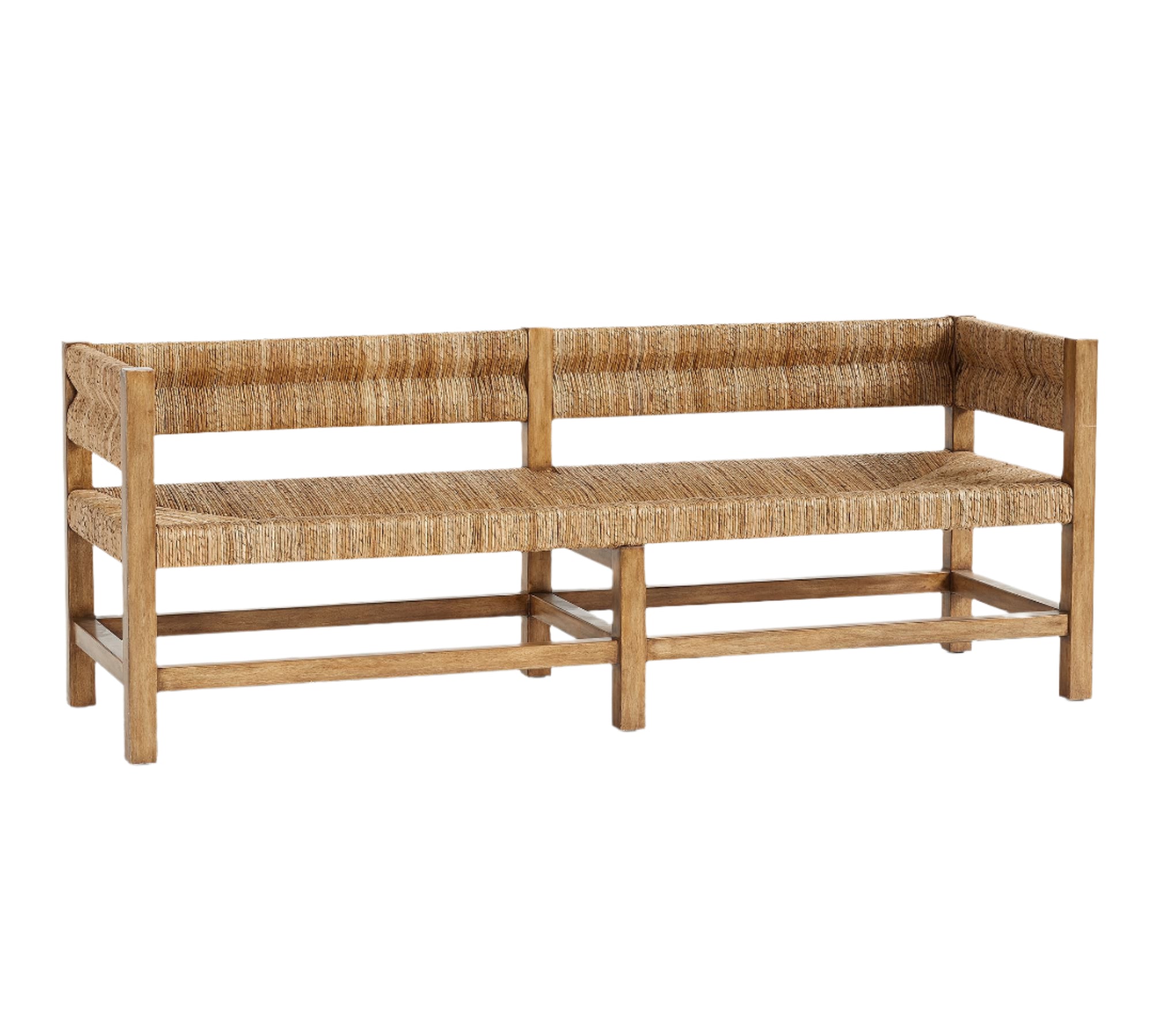 From Where Malibu Woven Bench - Thumbnail 4