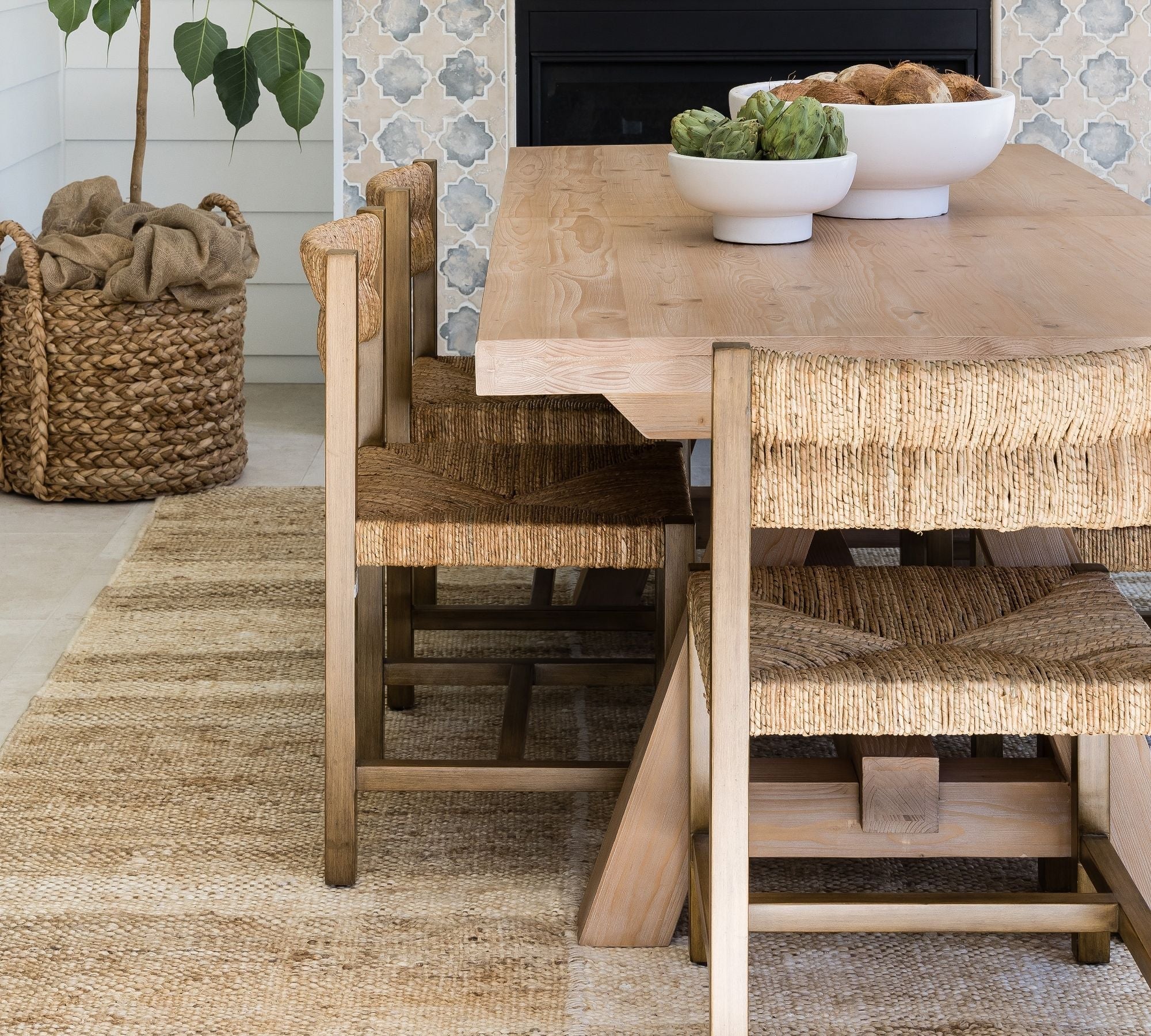 Malibu Woven Dining Chair - From Where Finds - 