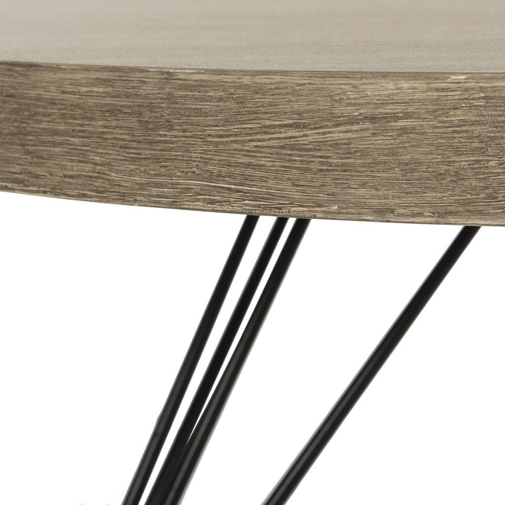 Mansel Retro Mid Century Round Coffee Table - From Where Finds - 