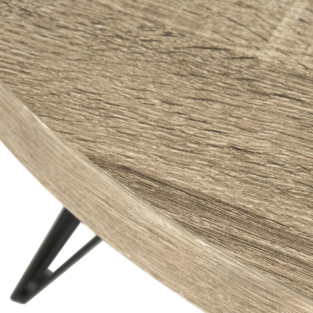 Mansel Retro Mid Century Round Coffee Table - From Where Finds - 